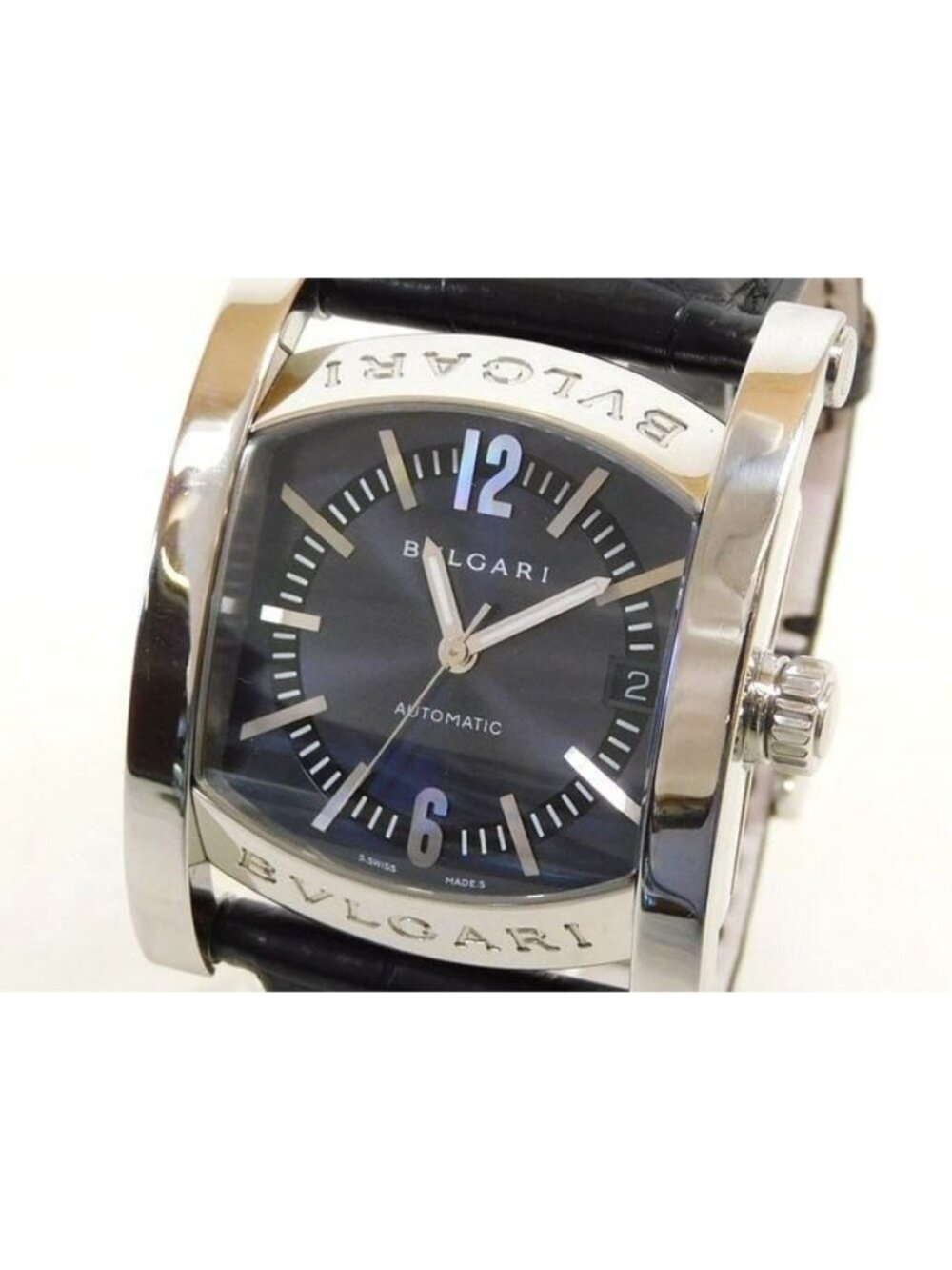 Bvlgari Assioma Watch Automatic Leather Strap